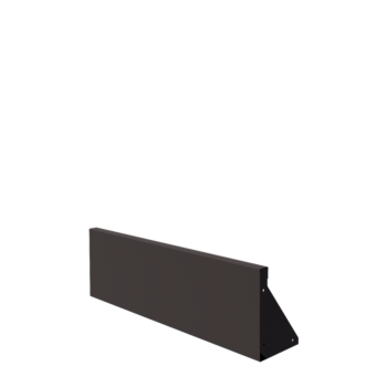 Acél támfal - Egyenes - 100 x 30 cm - RAL7016 matt (antracitszürke)