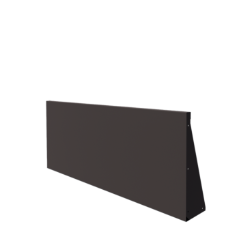 Acél támfal - Egyenes - 150 x 60 cm - RAL7016 matt (antracitszürke)