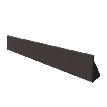 Acél támfal - Egyenes - 200 x 30 cm - RAL7016 matt (antracitszürke)
