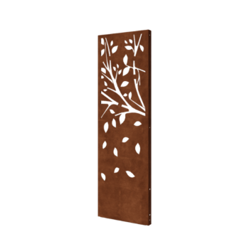 Corten acél panel fa 3. rész 60 x 6 x 190 cm