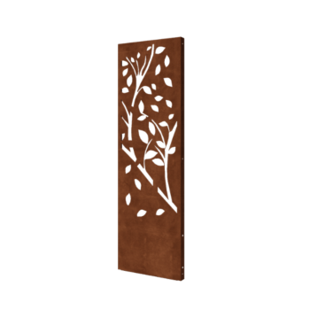 Corten acél panel - Fa - Rész 4 - 60 x 6 x 190 cm