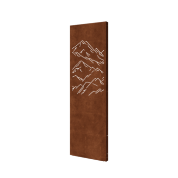 Corten acél panel hegyek összetétel 1 60 x 6 x 190 cm