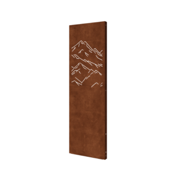 Corten acél panel hegyek összetétel 3 60 x 6 x 190 cm
