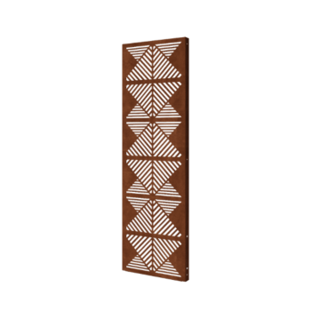 Corten acél panel - Vonalak 2 - 60 x 6 x 190 cm