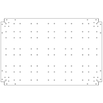 Horganyzott acél fenéklemez - 80 x 120 cm