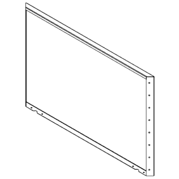 Acél virágláda - Panel - 80 x 120 cm - RAL7016 matt (antracitszürke)