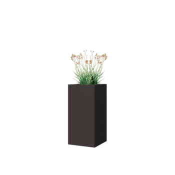 Acél virágláda - Négyzet - 30 x 30 x 60 cm - Más RAL szín - Fenéklemez nélkül