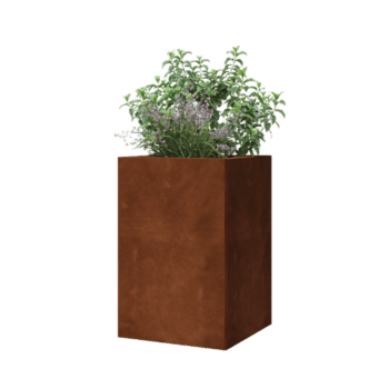 Corten acél virágláda - Négyzet - 40 x 40 x 60 cm - Fenéklemezzel Corten acél virágláda - Négyzet - 40 x 40 x 60 cm - Fenéklemezzel