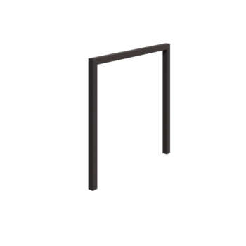 Acél pergola - Egyenes - 250 x 230 cm - RAL7016 matt (antracitszürke) - Betontalp nélkül
