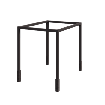 Acél pergola - Téglalap - 324 x 250 x 230 cm - RAL7016 matt (antracitszürke) - Betontalppal