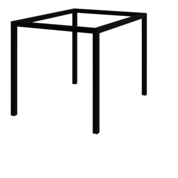 Acél pergola - Téglalap - 324 x 250 x 230 cm - RAL9005 matt (fekete) - Betontalp nélkül