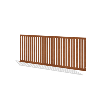 Corten acél díszkerítés S 149 x 60 cm