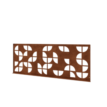 Corten acél díszkerítés G 149 x 60 cm