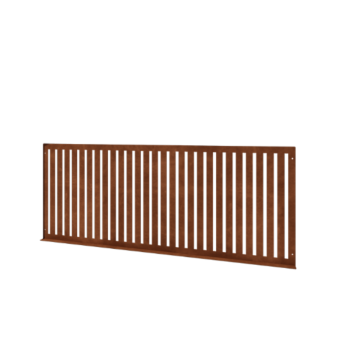 Corten acél díszkerítés S 149 x 60 cm
