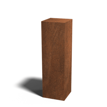 Corten acél talapzat Ohio 30 x 30 x 100 cm