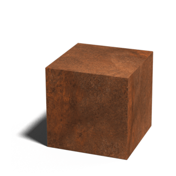 Corten acél talapzat Ohio 40 x 40 x 40 x 40 cm