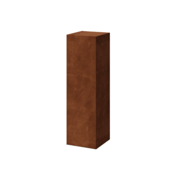 Corten acél talapzat Ohio 30 x 30 x 100 cm
