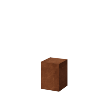 Corten acél talapzat Ohio 30 x 30 x 40 cm