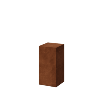 Corten acél talapzat Ohio 30 x 30 x 60 cm