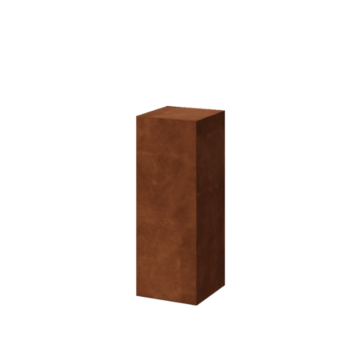 Corten acél talapzat Ohio 30 x 30 x 80 cm