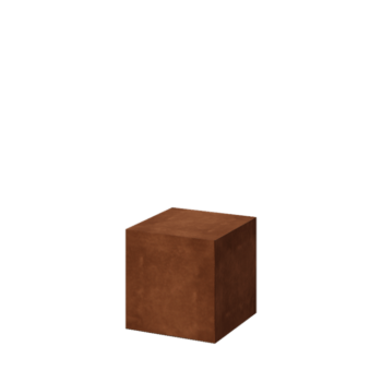 Corten acél talapzat Ohio 40 x 40 x 40 x 40 cm