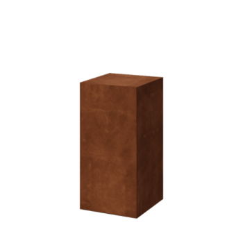 Corten acél talapzat Ohio 40 x 40 x 80 cm