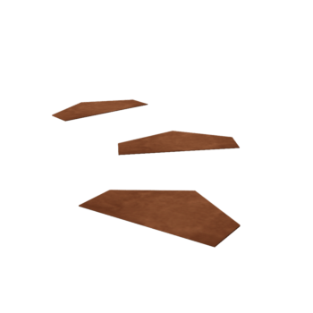 Corten acél lépőkő Hexagon HV 50