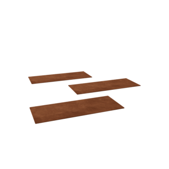 Corten acél lépőkő Téglalap 60 x 25 cm