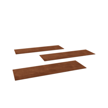 Corten acél lépőkő Téglalap 75 x 25 cm