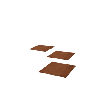 Corten acél lépőkő Négyzet 30 x 30 cm