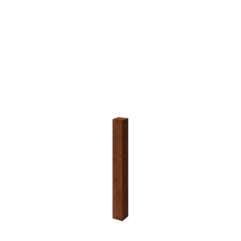 Kerítésoszlop corten acél 100 cm