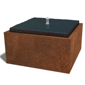 Corten acél vízi dísz 80 x 80 x 40 cm