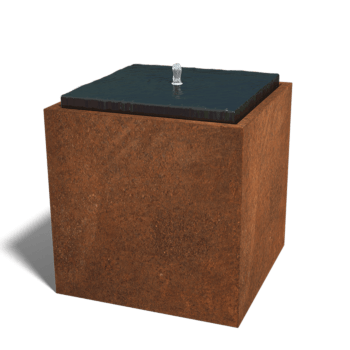 Corten acél vízi dísz 80 x 80 x 80 x 80 cm