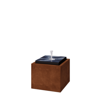 Corten acél vízi dísz 50 x 50 x 40 cm