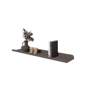 Acél fali polc - U-alak - 100 x 20 x 5 cm - RAL7016 matt (antracitszürke)