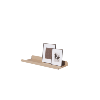 Acél fali polc - U-alak - 60 x 20 x 5 cm - Sand look