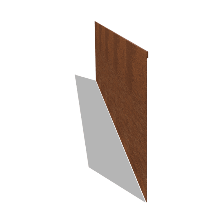 Corten acél szegély zúzott 45 cm (hossza 240 cm)