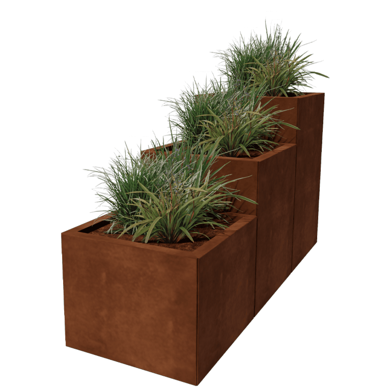 Corten acél virágláda Miami special III 50
