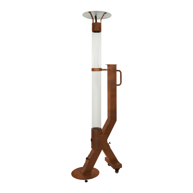 Pellet terasz hősugárzó - Rocket - Corten