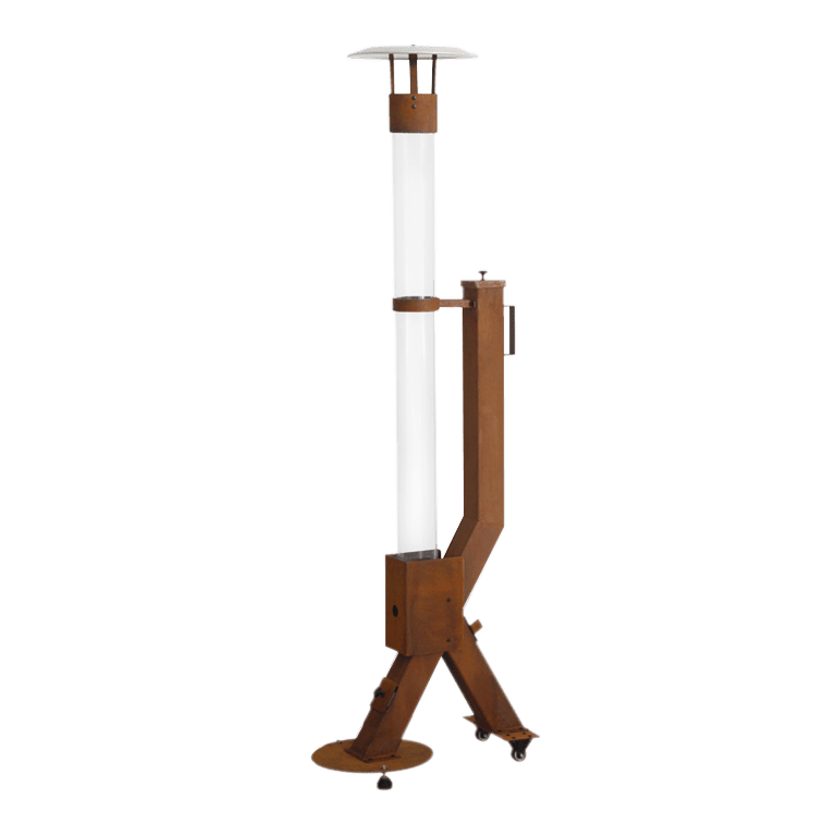Pellet terasz hősugárzó - Rocket - Corten