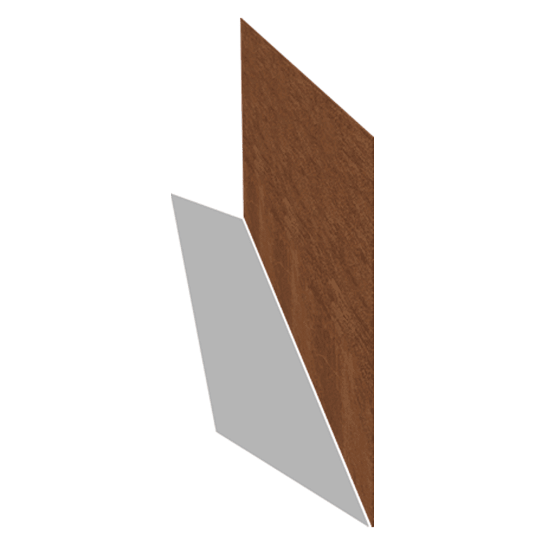 Corten acél szegély egyenes 37,5 cm (hossza 150 cm)