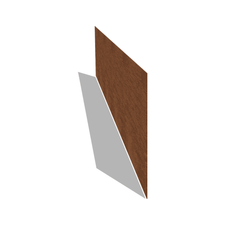 Corten acél szegély egyenes 37,5 cm (hossza 240 cm)