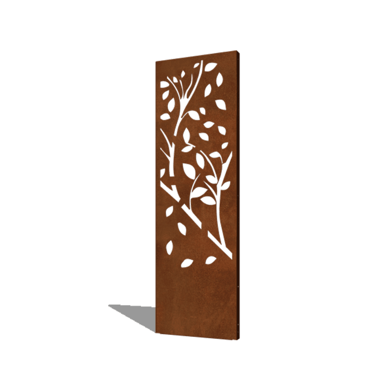 Corten acél panel fa 4. rész 60 x 6 x 190 cm