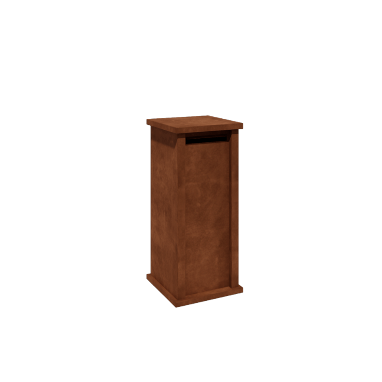 Corten acél postaláda Arizona S típus