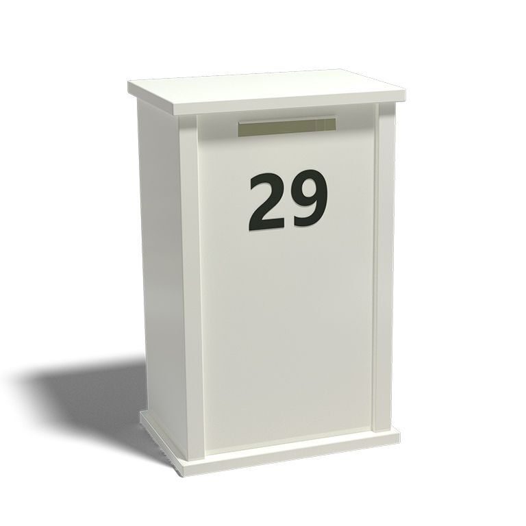 Porszórt acél postaláda Arizona M típus