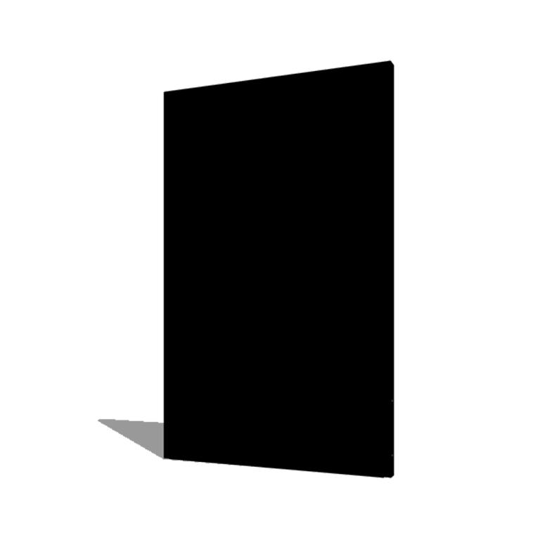 Porszórt acél panel alap 120 x 6 x 190 cm