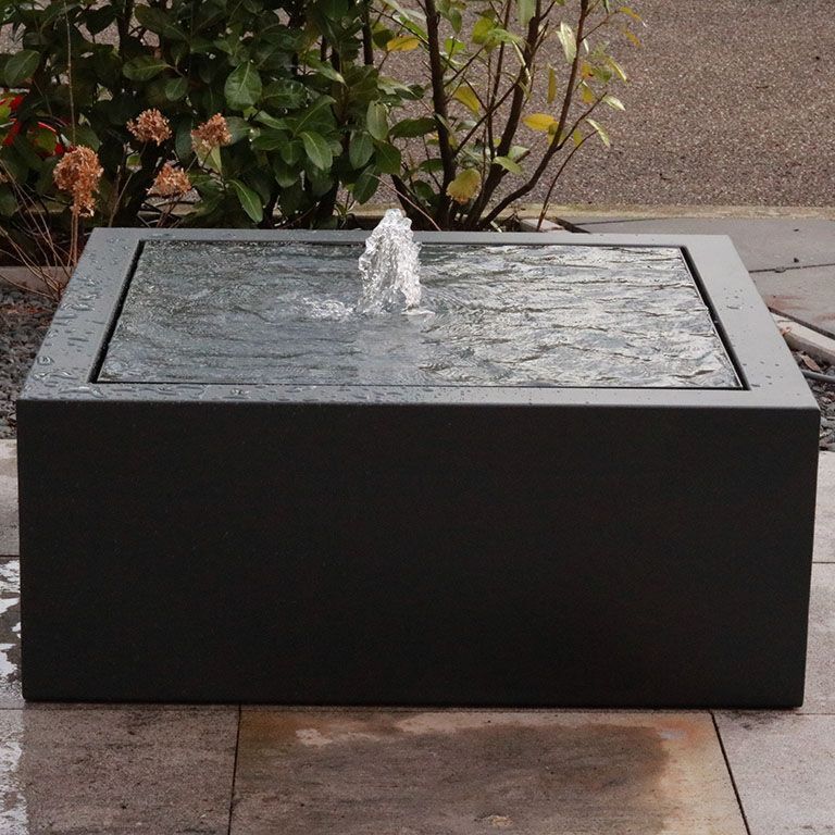 Alumínium szökőkút 100 x 100 x 40 cm