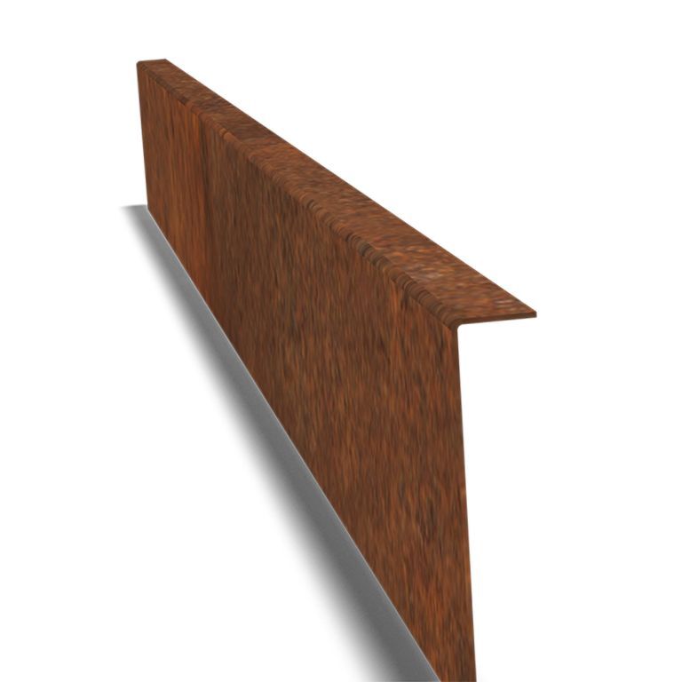 Corten acél szegély vastag 12 cm-es teljes készlet 24 méterenként