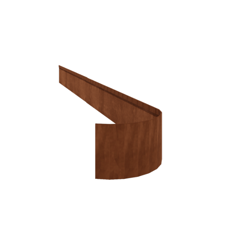 Corten acél szegély zúzott FLEX 23 cm (hossza 240 cm)