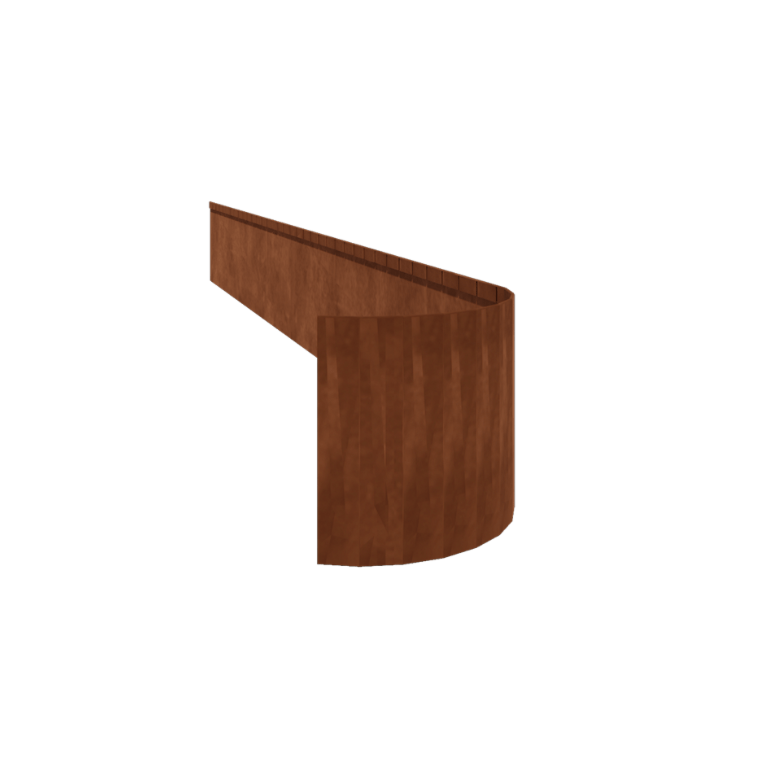 Corten acél szegély zúzott FLEX 35 cm (hossza 240 cm)